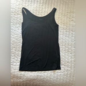 Uniqlo Airism Black Summer Scoop Neck Tank Top